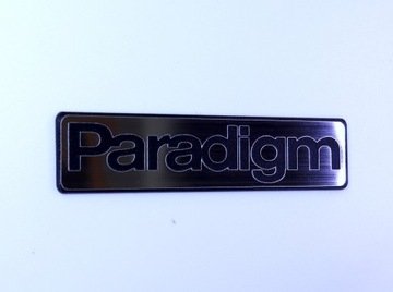 Paradigm logo 60 x 14 mm zamiennik.