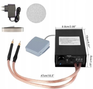 АППАРАТ ДЛЯ ТОЧЕЧНОЙ СВАРКИ АККУМУЛЯТОРНЫХ ЭЛЕМЕНТОВ ВЫСОКОЙ МОЩНОСТИ 8000ВТ 1200А С НОЖНОЙ ПЕДАЛЬЮ