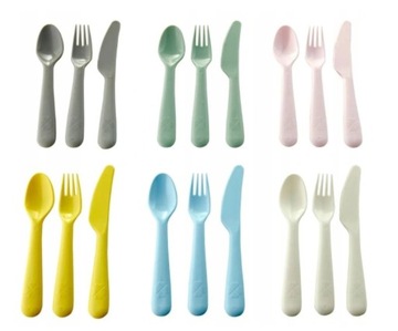 Sztućce plastikowe urodziny IKEA KALAS 18 szt #2