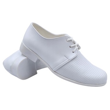 BUTY KOMUNIJNE BIAŁE Chłopięce Wizytowe POLSKIE Półbuty Eleganckie 34