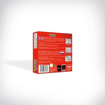 Pokemon Red ЕВРО Репродукция Упаковка для Gameboy