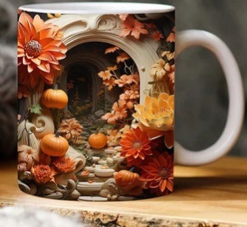 3D-печатная кофейная чашка с тыквой