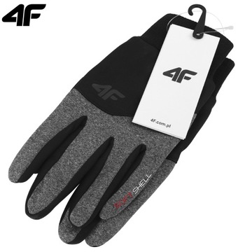 МУЖСКИЕ И ЖЕНСКИЕ ЗИМНИЕ ПЕРЧАТКИ ДЛЯ СМАРТФОНА 4F SOFTSHELL M