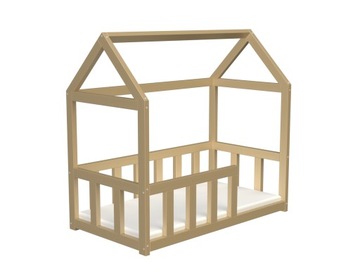 Łóżko dziecięce domek 120x60 stelaż gratis od TORO