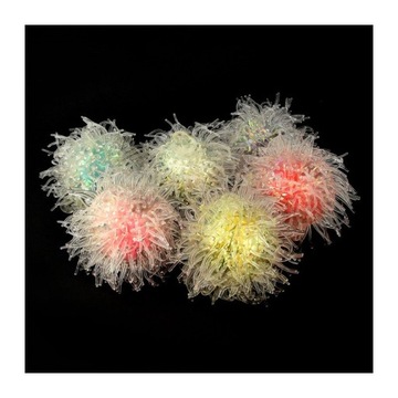 Antystresowa Świecąca Piłka Gniotek Przeźroczysta