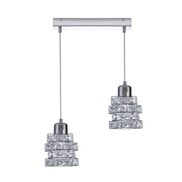 LAMPA SUFITOWA ŻYRANDOL PLAFON NOWOCZESNA CHROM