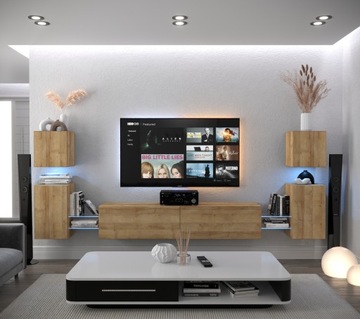 Meblościanka Nowoczesna Salon Meble N105 1A