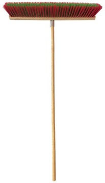 Уличная метла, подметальная машина, 50 см, щетка с металлической ручкой и стержнем