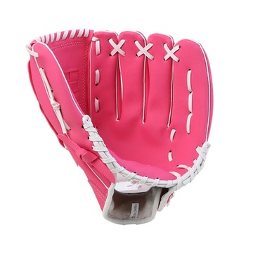 Grube rękawice baseballowe PU Rose Red 10,5''