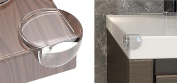 8x ZABEZPIECZENIE OSŁONA NA NAROŻNIKI MEBLE ROGI