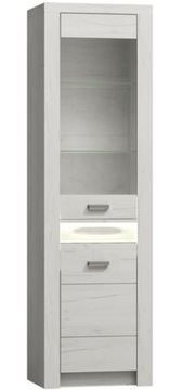 meble witryna regał zamykany z szybą Indiana 04