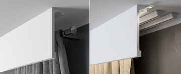 Osłona karnisza LED QL011 9,5cm Mardom LIGHTGUARD