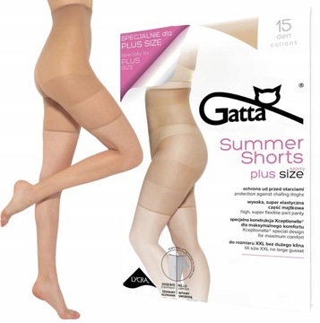 szorty przeciw otarciom ud GATTA SUMMER SHORT plus size DAINO # 3/4