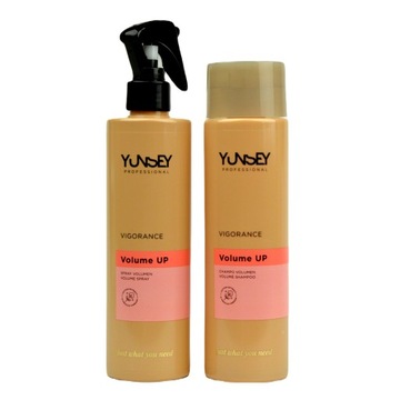 Zestaw Szampon i Spray Zwiększające Objętość Włosów YUNSEY Volume Up