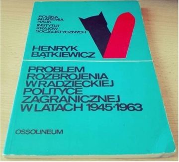 Problem rozbrojenia w radzieckiej polityce zagrani