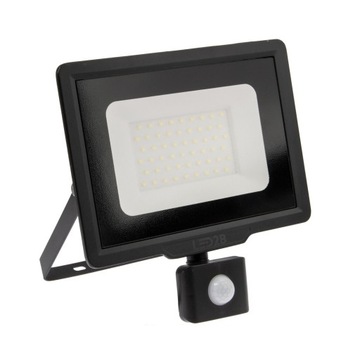 halogen naświetlacz zewnętrzny LED MHC 50w 4000K z czujnikiem