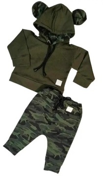 Dres miś khaki z moro rozmiar 146