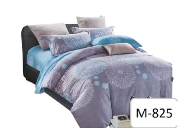Komplet Pościel 200x220 cm 3cz Ornamenty Bawełna Dwustronna Kołdra Poduszki