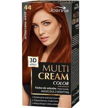 Joanna Farba Multi Cream 3D 44 Intensywna Miedź