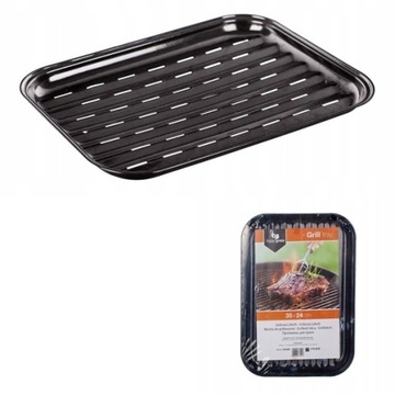 TACKA BLACHA WIELORAZOWA na grilla 35x24cm piknik