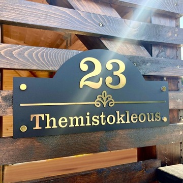 АДРЕСНАЯ ТАБЛИЧКА ИЗ ПЛЕКСИ НОМЕР ДОМА АДРЕСНАЯ ДОСКА С НОМЕРОМ 19х39 СМ