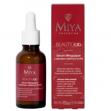 MIYA SERUM LIFTINGUJĄCE Z RETINOLEM ROŚLINNYM 30ml