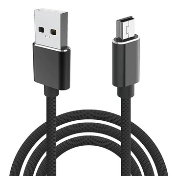 Кабель Mini USB 2.0, совместимый с GPS, видеорегистратором, видеокамерой, контроллером PS3, 1 м