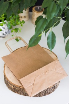 БУМАЖНЫЙ ПАКЕТ 18х8х22 серый 10 шт 180х80х225 ЭКО