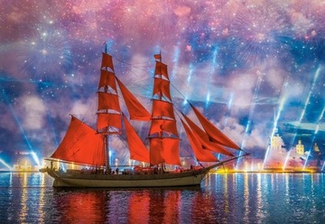 Puzzle 1000 Red Frigate / CZERWONA FREGATA