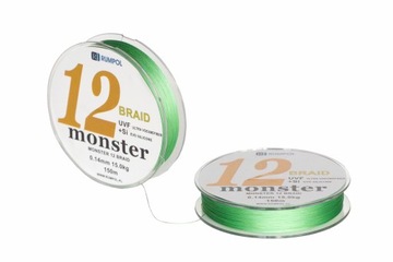 PLECIONKA MONSTER X12 0.10 150/300M EVO SILICONE RUMPOL
