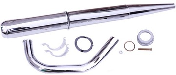 TŁUMIK WYDECH CHROM KOLANKO OBEJMA SIMSON S51 S50