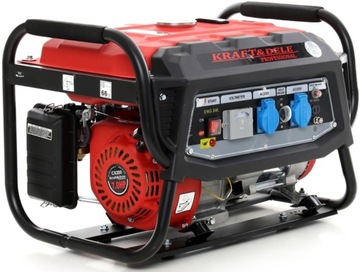 Agregat prądotwórczy jednofazowy generator 3000W benzyna K&D PROFESIONAL