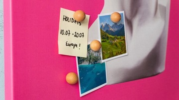 Декоративные деревянные магниты, шарик 2х2 см - 6 шт.