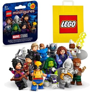 LEGO 71039 MINIFIGURKI MARVEL Zestaw cała seria - komplet 12 figurek +TORBA