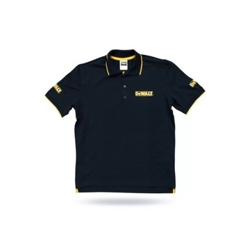 Koszulka POLO z logo DeWALT czarna DeWALT DW7711 rozmiar L