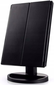 Зеркало для макияжа со светодиодной подсветкой, косметическое стоячее, 3Х УВЕЛИЧЕНИЕ!