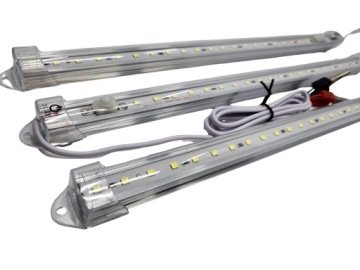 Светодиодная лента Мебельный светильник 30см 12В ХОЛОДНЫЙ БЕЛЫЙ с выключателем