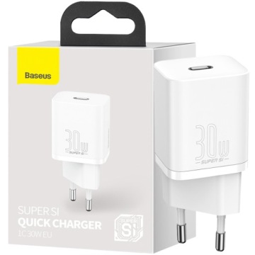 Настенное зарядное устройство USB C Quick Charger Baseus, 30 Вт