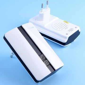 БЕСПРОВОДНОЙ ВОДОНЕПРОНИЦАЕМЫЙ ДЕЙСТВИЕ 150M IP44 ДВЕРНОЙ ЗВОНОК 51 СВЕТОДИОДНАЯ МЕЛОДИЯ