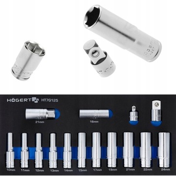 ВСТАВКА ДЛЯ ИНСТРУМЕНТАЛЬНОГО ШКАФА, РАЗЪЕМЫ + ПЕРЕХОДНИКИ, 14 ЭЛЕМЕНТОВ