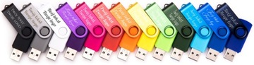 Красочный флэш-накопитель с ГРАВИРОВКОЙ, 512 МБ, USB 2.0, рекламная портативная память
