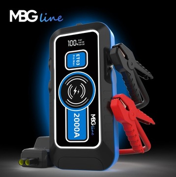 Akumulator 12V Booster Jump Starter 800A 59.2Wh Powerbank Latarka LED QC3.0