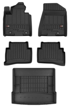 Set 3D gumové rohože Hyundai Tucson 3 2015-2020 d bo/zn