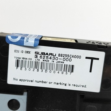 TOYOTA GT 86 2014 ŘÍZENÍ / MODUL ECU