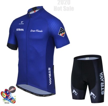 STRÓJ ROWEROWY KOMPLET KOLARSKI STRAVA NA ROWER