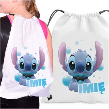 WOREK PLECAK DO SZKOŁY LILO I STICH STICZ ANGEL DISNEY PREZENT IMIĘ Y5