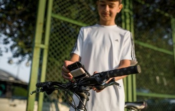 Крепкий силиконовый велосипедный держатель для телефона с GPS и блока питания.