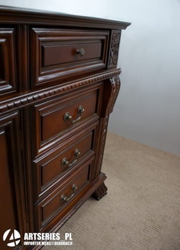 СТИЛЬНЫЙ ДЕРЕВЯННЫЙ БУМАН - БОЛЬШОЙ СУНДУК С ЗЕРКАЛОМ