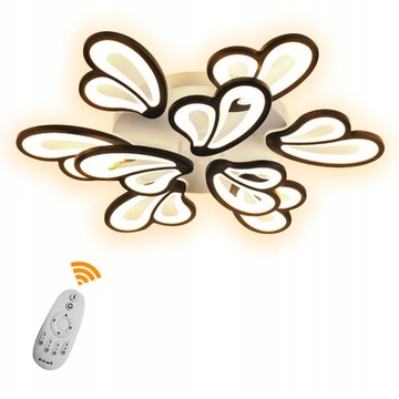 Lampa sufitowa nowoczesna LED 64W ściemniana