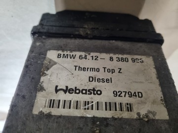 BMW E53 WEBASTO СТОЯНОЧНЫЙ ОБОГРЕВАТЕЛЬ 8380998